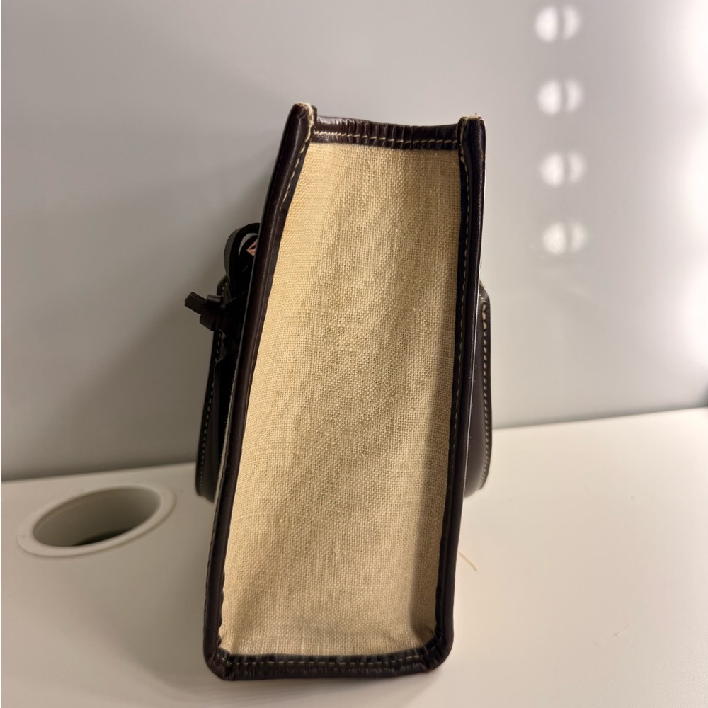 Ralph Lauren Cream and Brown Tote Bag - Picture 3 of 6